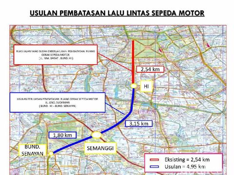 Kadishub: Pelarangan Motor Hanya di Sudirman, Rasuna Said Belum