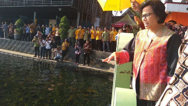 Menteri Keuangan Sri Mulyani Cek Dana Desa di Klaten.