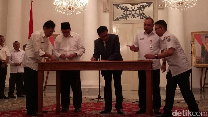 Pemprov DKI dan Banten Kerja Sama Integrasi Angkutan Umum