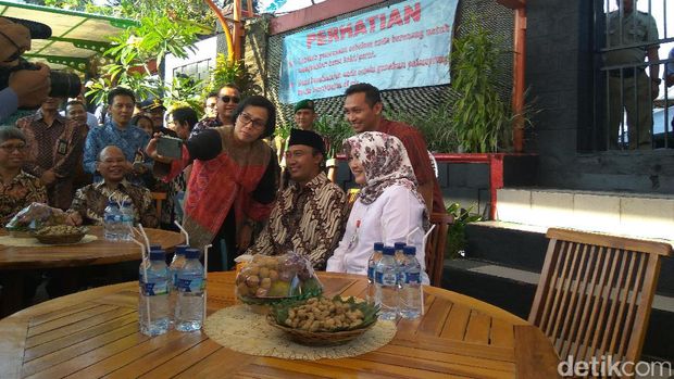 Menteri Keuangan Sri Mulyani Cek Dana Desa di Klaten.