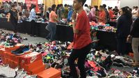 Diskon Sepatu di GI, Sri Mulyani Antre hingga 3 Jam