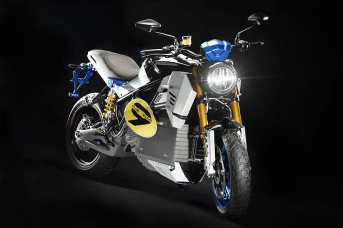 Motor Listrik Bergaya Scrambler