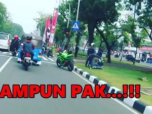 Puspom TNI Cek Video Viral Pemotor Ugal-ugalan Ditendang