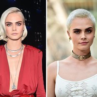 Cara Delevingne, dari bob jadi botak. Foto: Getty Images