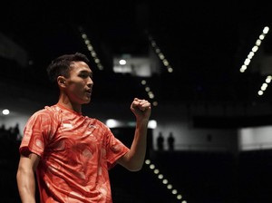Jonatan Singkirkan Lin Dan, Greysia/Apriyani Tumbang