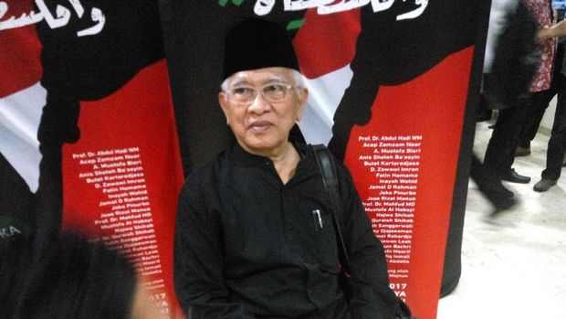 Doa bersama untuk Palestina di Taman Ismail Marzuki, Jakarta.
