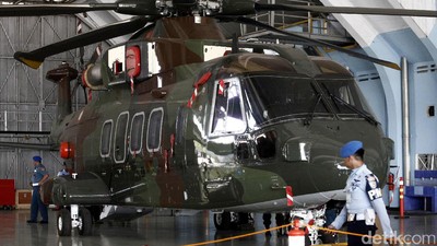 KPK Cek Fisik Heli Agusta Westland 101 di Halim