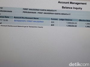 Penampakan Saldo Rekening First Travel yang Tak Lebih Rp 2 Juta