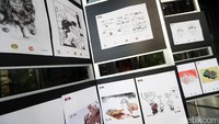 Pameran yang didukung oleh Persatuan Kartunis Indonesia (Pakarti) itu bertujuan mengkampanyekan antikorupsi lewat komik.
