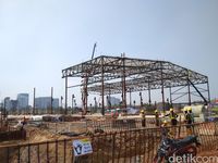 Tempat Cuci Kereta di Stasiun Lebak Bulus MRT Jakarta
