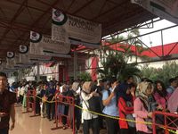 Ratusan Orang Cari Lowongan Kerja di Jobfair Kemayoran