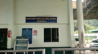 Foto: Kompleks Imigresen (CIQ) Tebedu Malaysia (Danu Damarjati/detikcom)