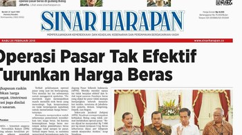 Koran sore Sinar Harapan yang terbit sejak 1960-an mengakhiri pada 1 Januari 2016. (Foto: internet)
