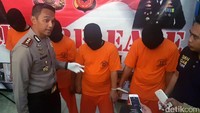 Pelaku yang ditangkap berinisial YL, MB, AA dan TS.