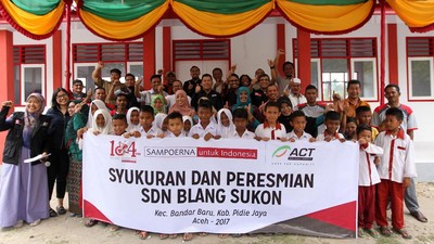 Peresmian SDN Blang Sukon Aceh