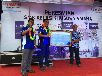 Yamaha Resmikan Kelas Khusus dan Bagikan Motor di Sumbar
