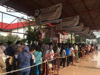 Ratusan Orang Cari Lowongan Kerja di Jobfair Kemayoran