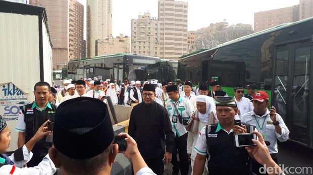 Menag Lukman tiba di  Syib Amir