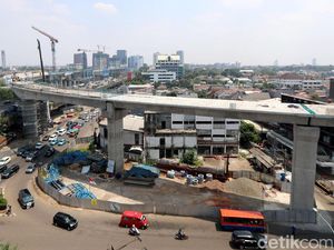 Foto: Wajah Proyek MRT Jakarta yang Terus Maju