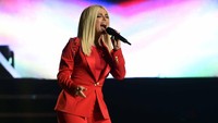 Ini merupakan penampilan perdana Bebe Rexha di Indonesia. Foto: Noel/detikHOT