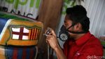 Foto: Ban Bekas Disulap Jadi Kursi Cantik