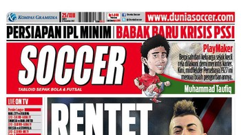 Tabloid khusus sepak bola, Soccer. (Foto: internet)