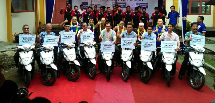 Yamaha Resmikan Kelas Khusus dan Bagikan Motor di Sumbar