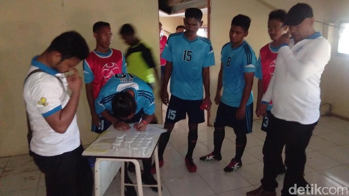 BNN Tes Urine Pemain Bola di Aceh Sebelum Bertanding