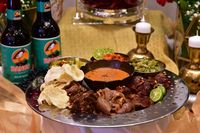 Nikmatnya Gorengan Kambing dengan Nasi Ulam Khas Betawi