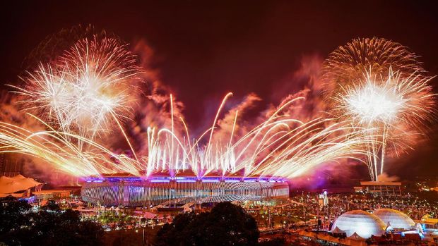 Upacara pembukaan SEA Games 2017 Kuala Lumpur.