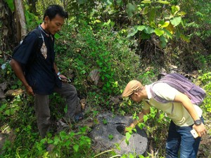Ada 3 Batu Lumpang di Situs Candi Patakan Lamongan, Apa Fungsinya?