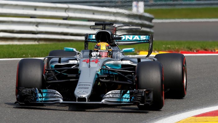 Rebut Pole di Belgia, Hamilton Samai Rekor Schumacher