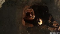Saat ini pengunjung hanya bisa menjangkau ke dalam gua hingga 60 meter (Muhajir Arifin/detikTravel)