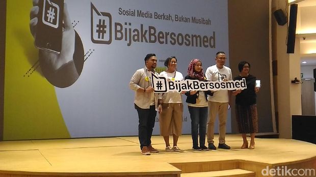  Prihatin Kondisi Medsos, Pegiat Gaungkan Gerakan #bijakbersosmed