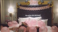 Begini dekorasi kamar hotel yang menjadi lokasi bridal shower Raisa. Foto: Instagram Raisa