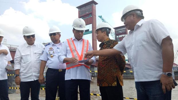 Pembangunan  (LRT) Palembang telah mencapai 55 persen dan akan rampung pada akhir tahun 2017.