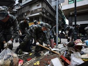 Begini Macau Pasca Diterpa Topan Mengerikan