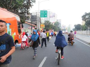 Ada CFD, Lalin Mampang-Pejaten Ditutup Pagi Ini