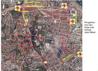 Ada Pemasangan Jembatan MRT, Lalin di Lebak Bulus Dialihkan