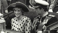 Putri Diana dan Pangeran Charles saat akan menghadiri pernikahan Duke of York dan Sarah Ferguson di London pada 23 Juli 1986