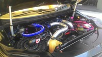 Pada bagian mesin dan interior ia tetap menggunakan barang bawaan milik mobilnya. Foto: Marwah Zada Rahmatina