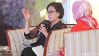 Menteri Keuangan Sri Mulyani Indrawati  menjadi pembicara Workshop Nasional Perempuan Legislatif, Eksekutif dan Kader Partai Golkar di Jakarta, Minggu (27/08/2017).  Acara tersebut digelar oleh para kader Partai Golkar dari kaum Perempuan.