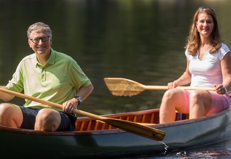 Foto-foto Liburannya Bill Gates