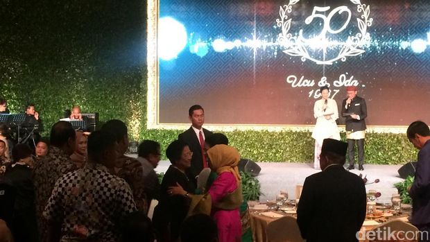 Jokowi, Megawati hingga CT Hadiri Ultah Pernikahan Emas JK