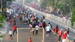 Foto: Keramaian CFD Mampang-Pejaten dan TransJ yang Berjalan Pelan