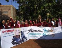 Fino lovers dalam event Smart Beauty Stylish Fino City Touring and Beauty Class di Jepara (Foto: Yamaha)
