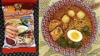 Nyor Nyar Penang dengan rasa kari putih ini populer lho di Malaysia. Kuahnya agak kemerahan dengan rasa yang pedas. Mantap! Foto: Istimewa