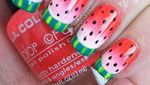 Yummy! Cupcake, Waffle dan Semangka Tampil Cantik di Nail Art