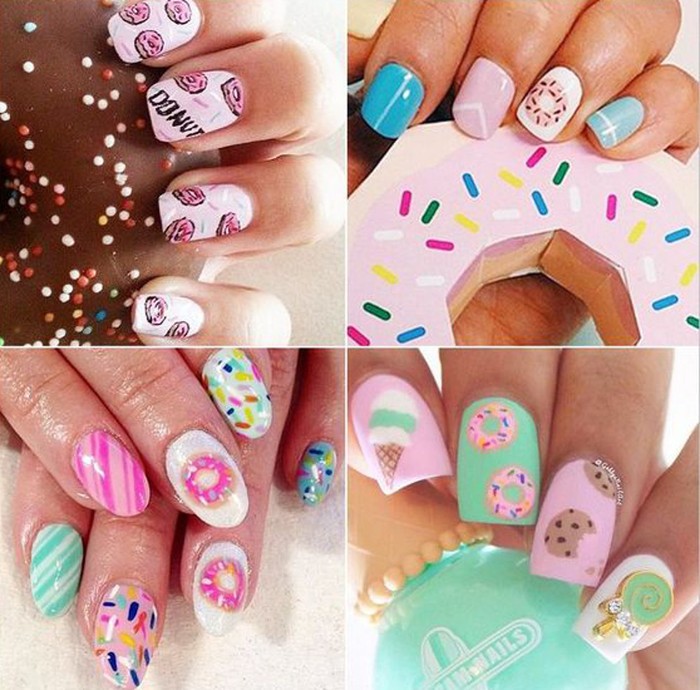 Yummy! Cupcake, Waffle dan Semangka Tampil Cantik di Nail Art