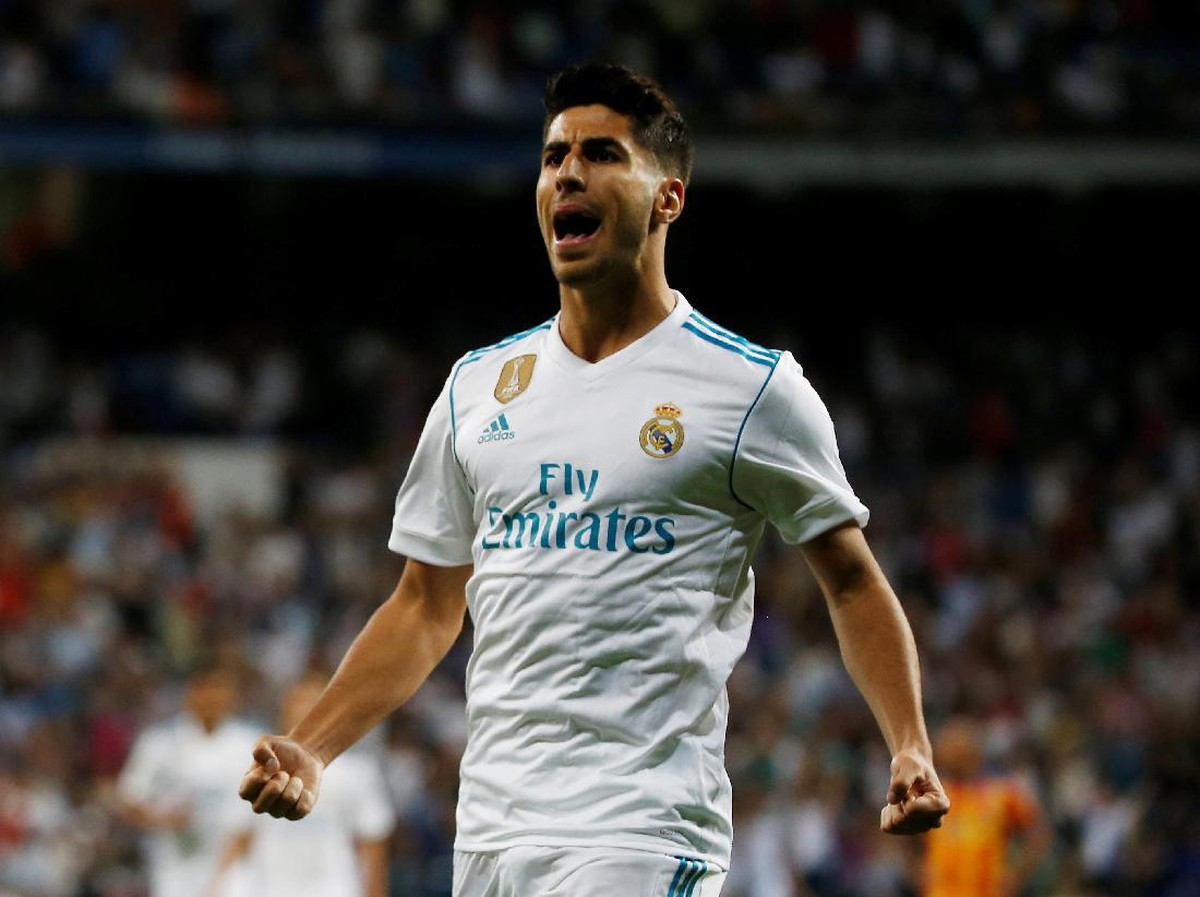 Pemain Real Madrid, Marco Asensio (Foto: Javier Barbancho /Reuters)